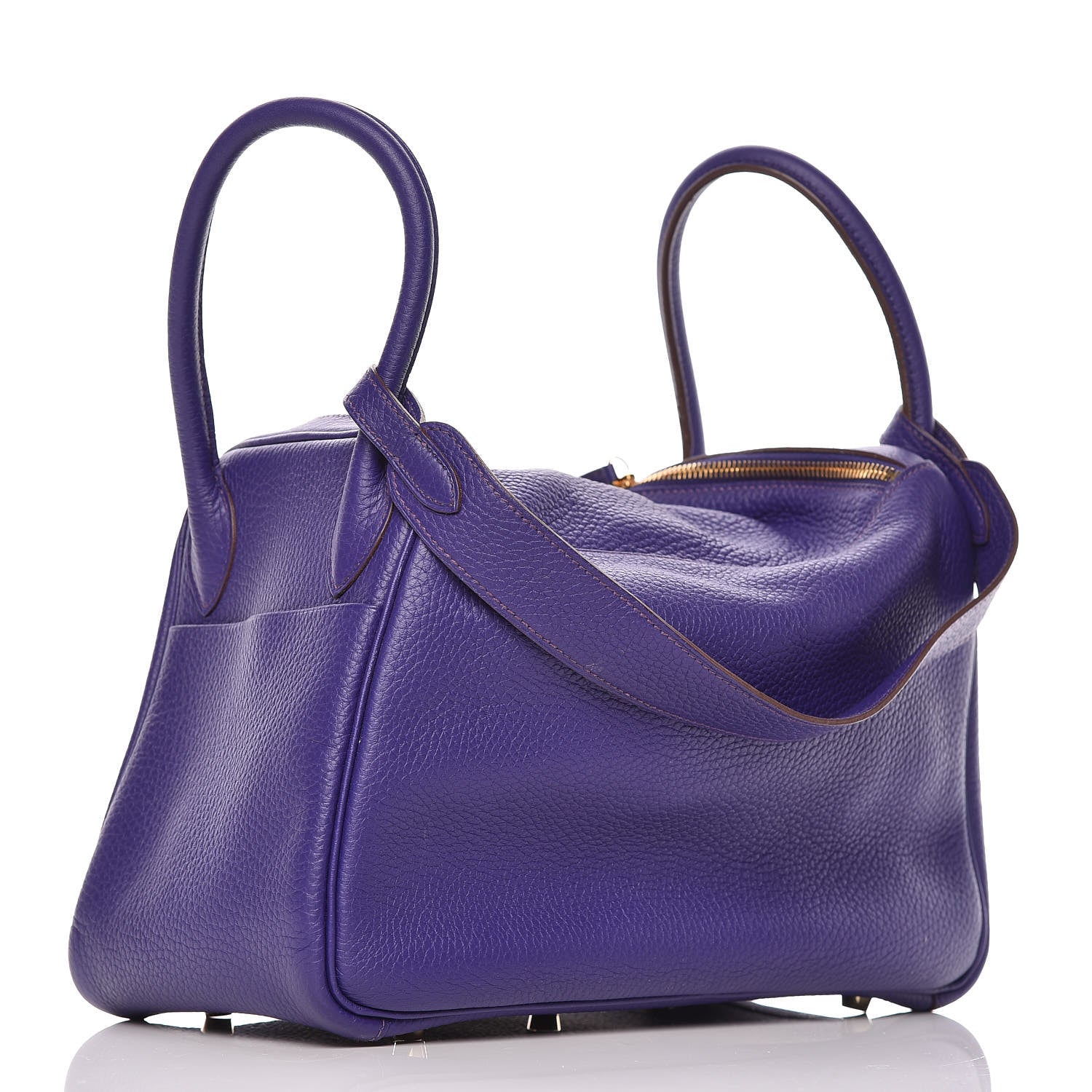 Hermes Taurillon Clemence Lindy 30 Iris 3 of 12