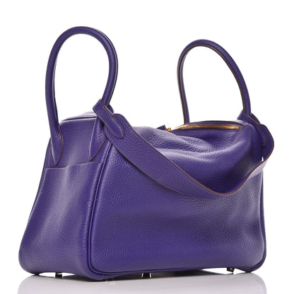 Hermes Taurillon Clemence Lindy 30 Iris 3 of 12