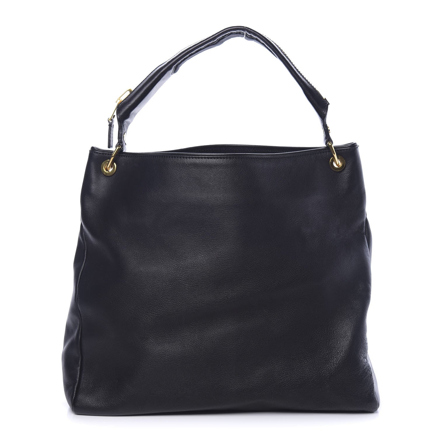 Tom Ford Calfskin Zipper Strap Hobo Black 1 of 10