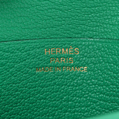 Hermes Chevre Mysore Bearn Compact Wallet Menthe 6 of 9