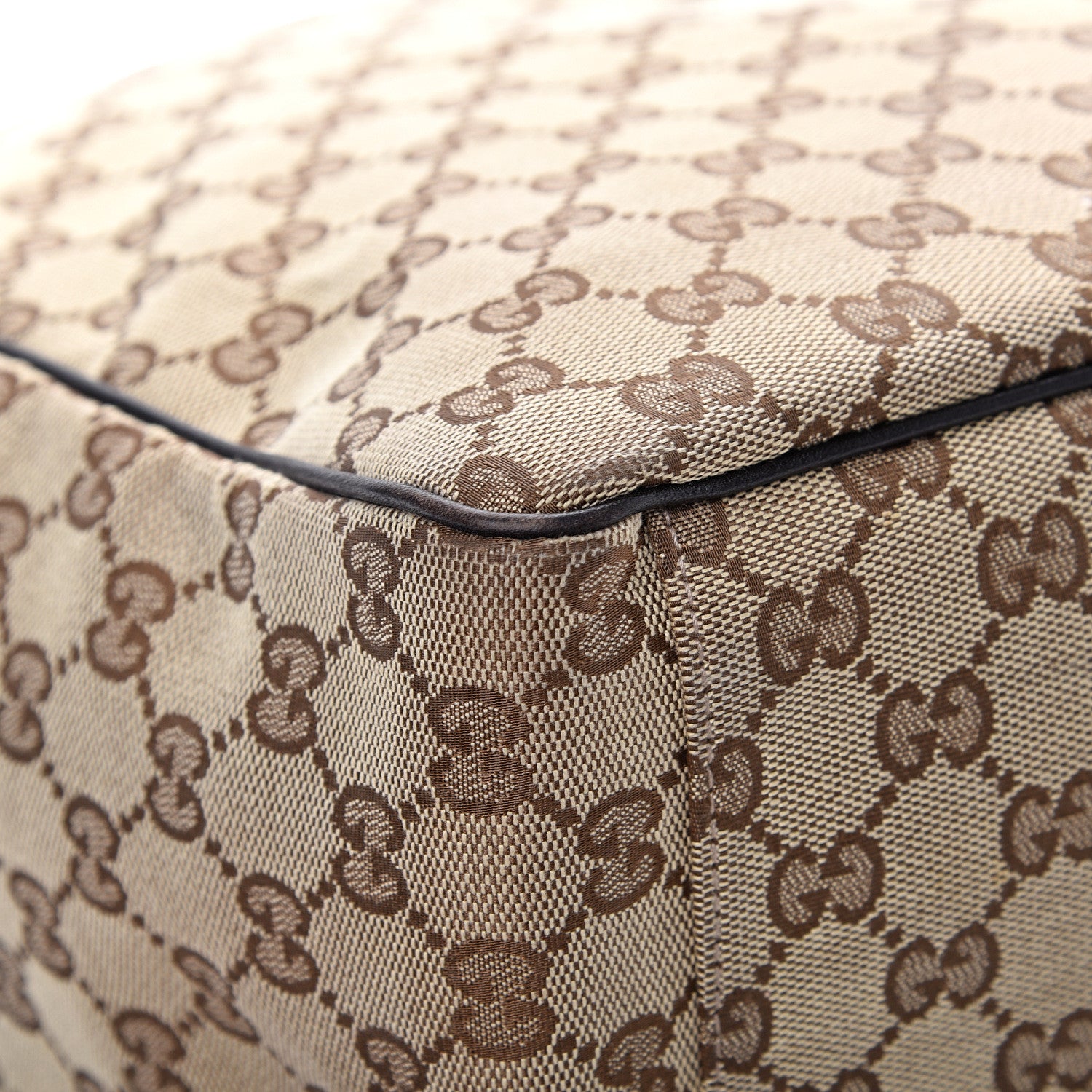 Gucci Monogram Large Positano Tote Brown 13 of 18