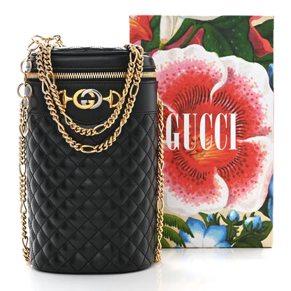 Gucci Calfskin Trapuntata Zumi Belt Bag Black 11 of 11