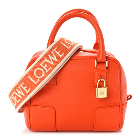 Nappa Calfskin Amazona 16 Square Bag Orange