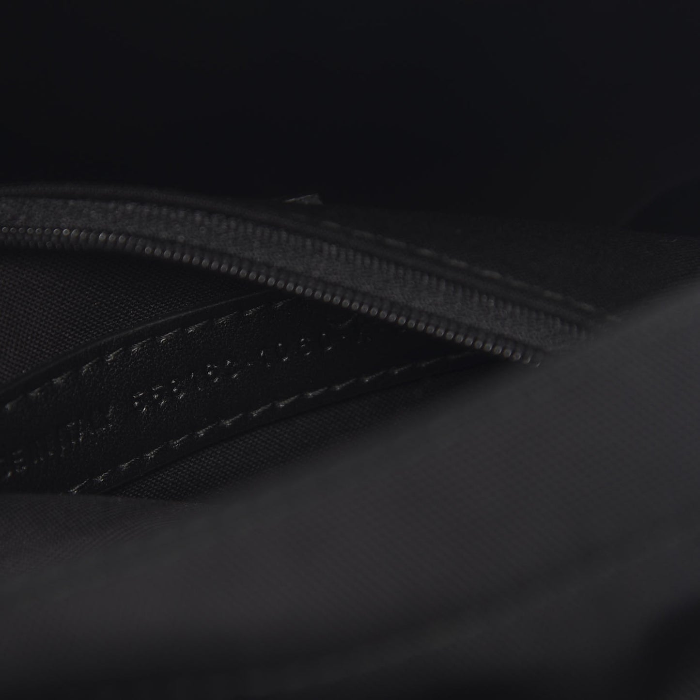 Nylon Embroidered You Are The World Explorer Backpack S Black