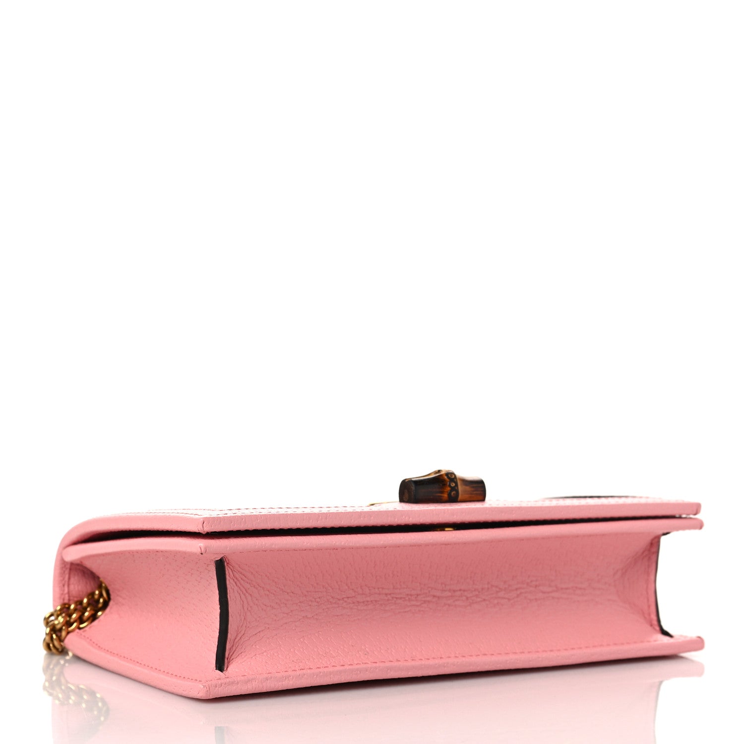 Gucci Textured Dollar Calfskin Mini Diana Chain Bag Wild Rose 3 of 8