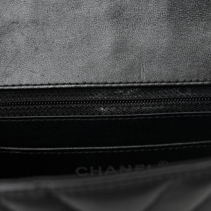 Chanel Lambskin Chevron Quilted Mini Square Flap So Black 11 of 15