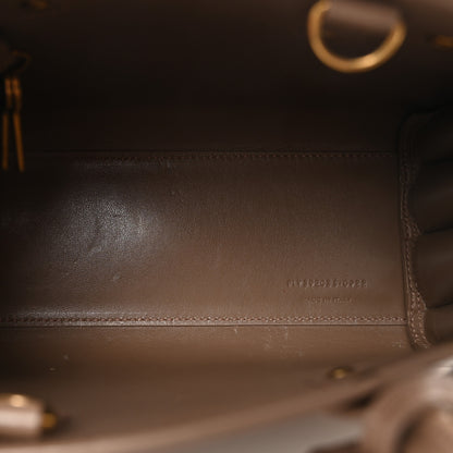 Saint Laurent Calfskin Nano Sac De Jour Dark Beige 5 of 9