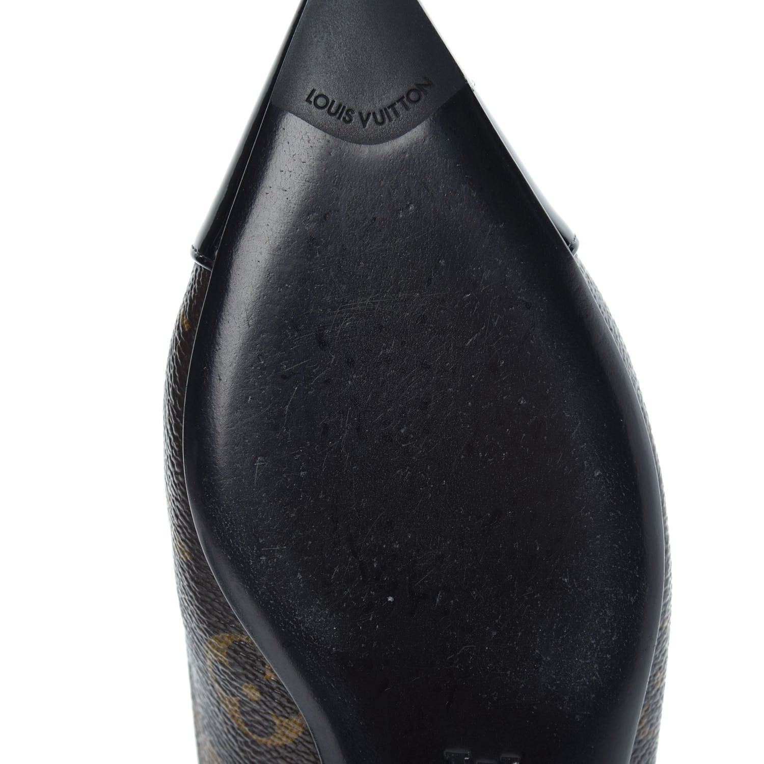 Louis Vuitton Patent Monogram Fetish Ballerina Flats 37.5 8 of 9