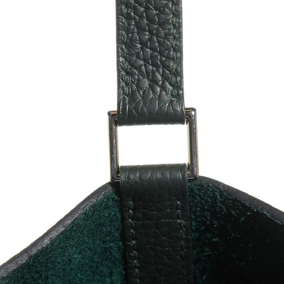 Hermes Taurillon Clemence Picotin Lock 18 Vert Fonce 13 of 30