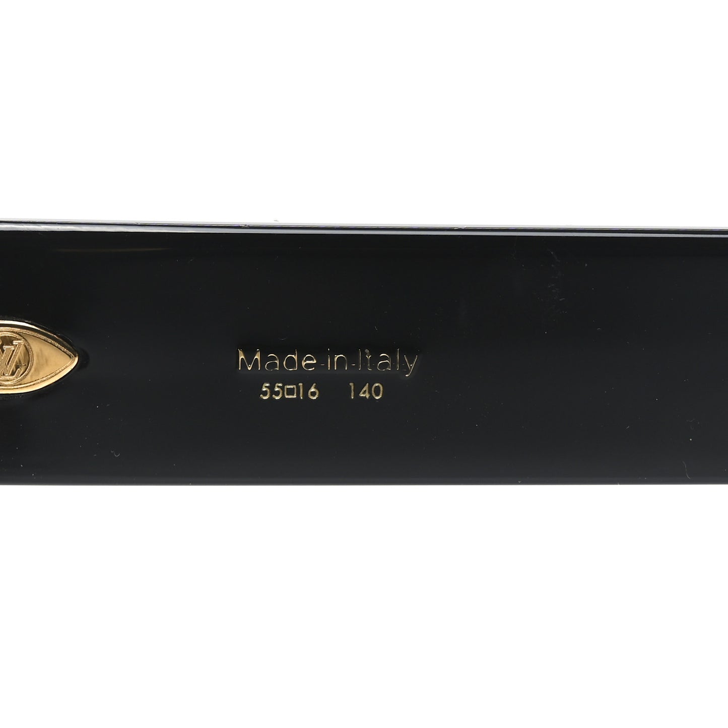 Acetate LV Moon Square Sunglasses Z1664W Black