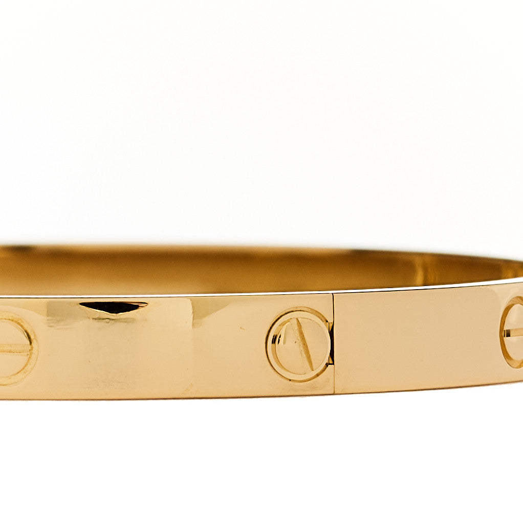 Cartier 18K Yellow Gold LOVE Bracelet 21 3 of 8