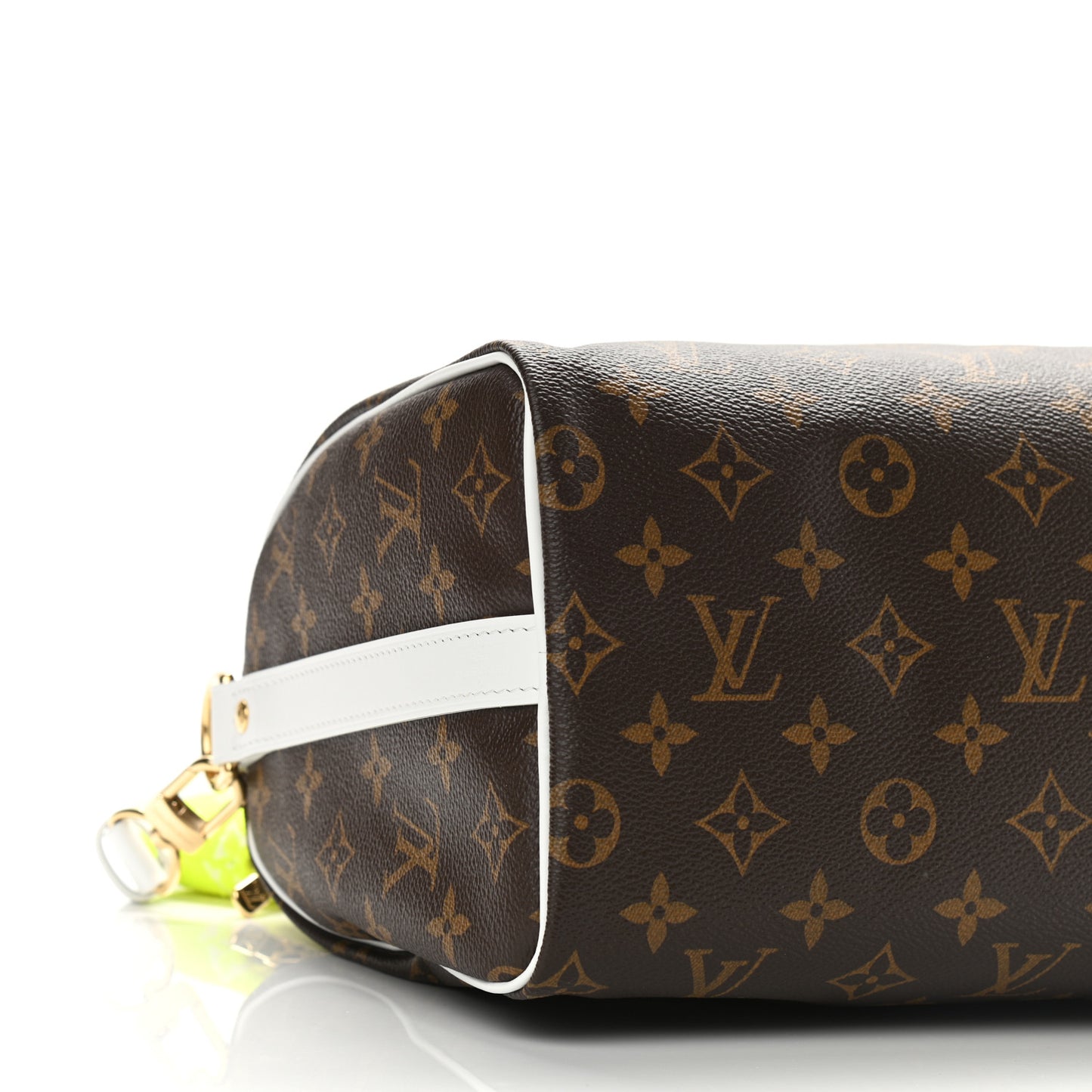 Monogram LV Match Speedy Bandouliere 25 White