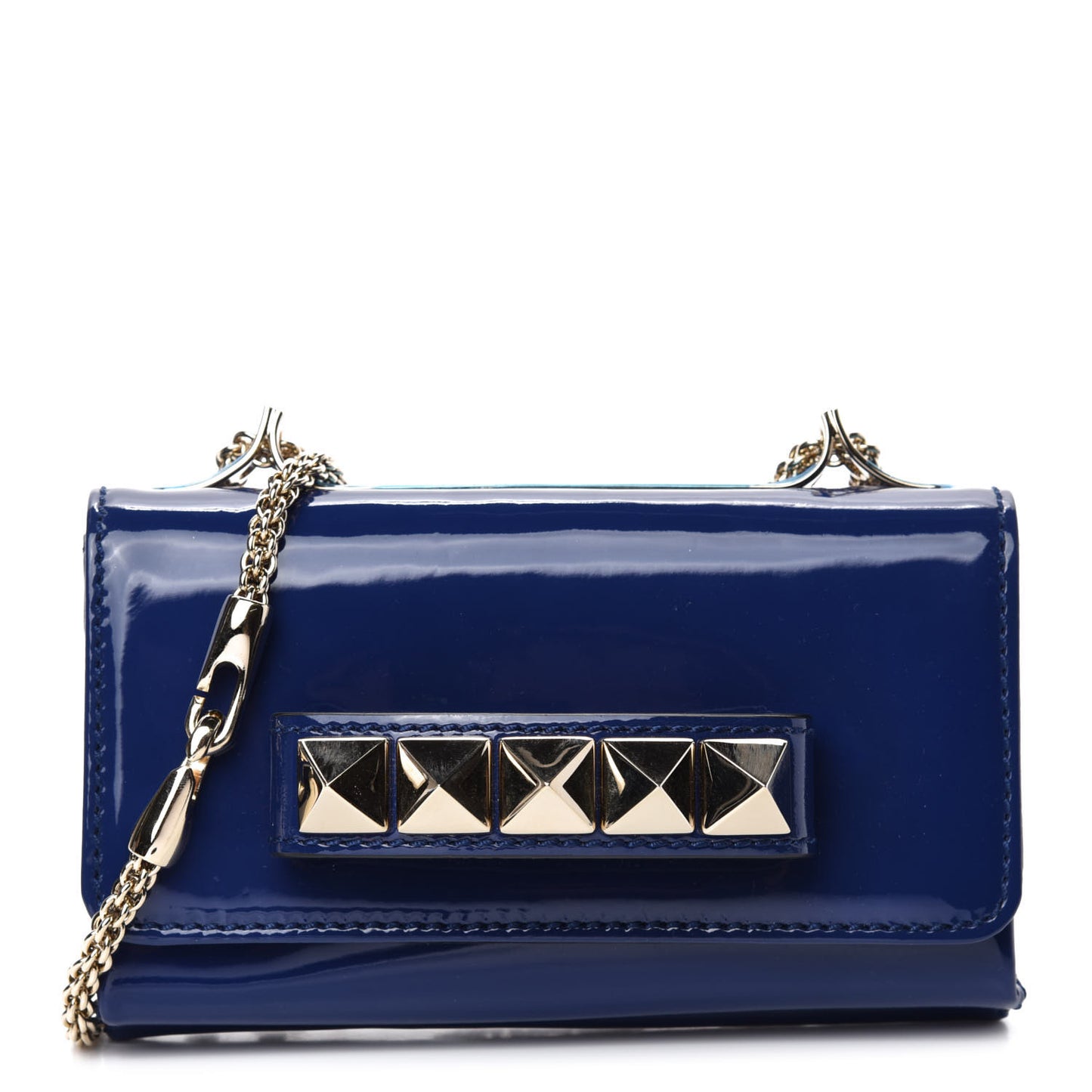 Patent Mini Va Va Voom Shoulder Bag Blue China