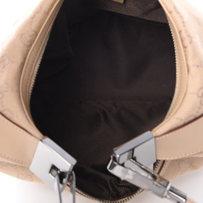 Gucci Monogram Medium Hobo Beige 5 of 11