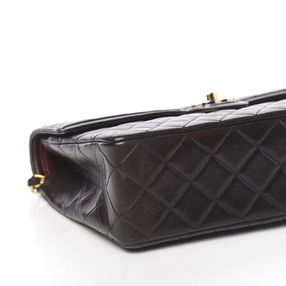 Chanel Lambskin Quilted Medium Single Flap Black 9 of 11