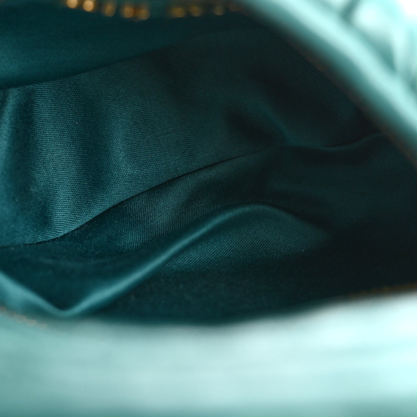 Nappa Matelasse Mini Wander Hobo Green
