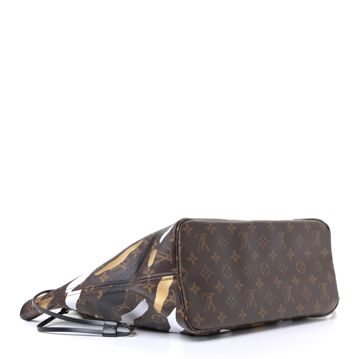 Louis Vuitton X LOL Monogram Neverfull MM Gold Silver 3 of 4