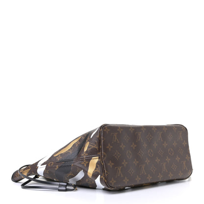 Louis Vuitton X LOL Monogram Neverfull MM Gold Silver 3 of 4