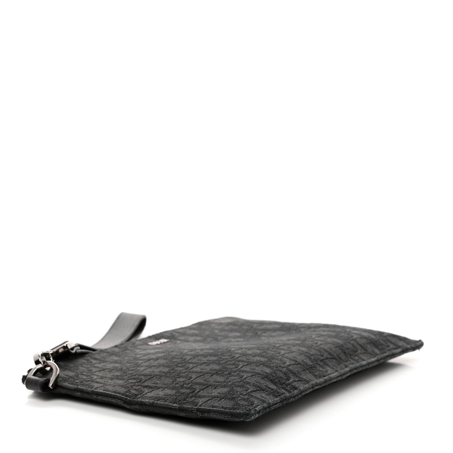 Christian Dior Oblique Jacquard Pouch Black 4 of 8