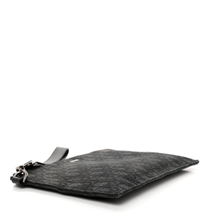 Christian Dior Oblique Jacquard Pouch Black 4 of 8
