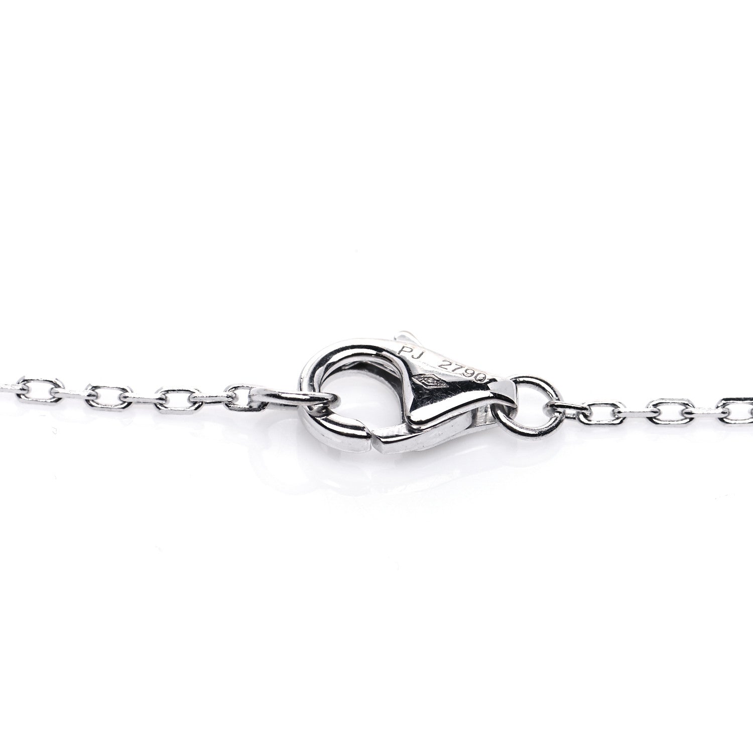 Cartier 18K White Gold Diamond Scarab Necklace 4 of 4