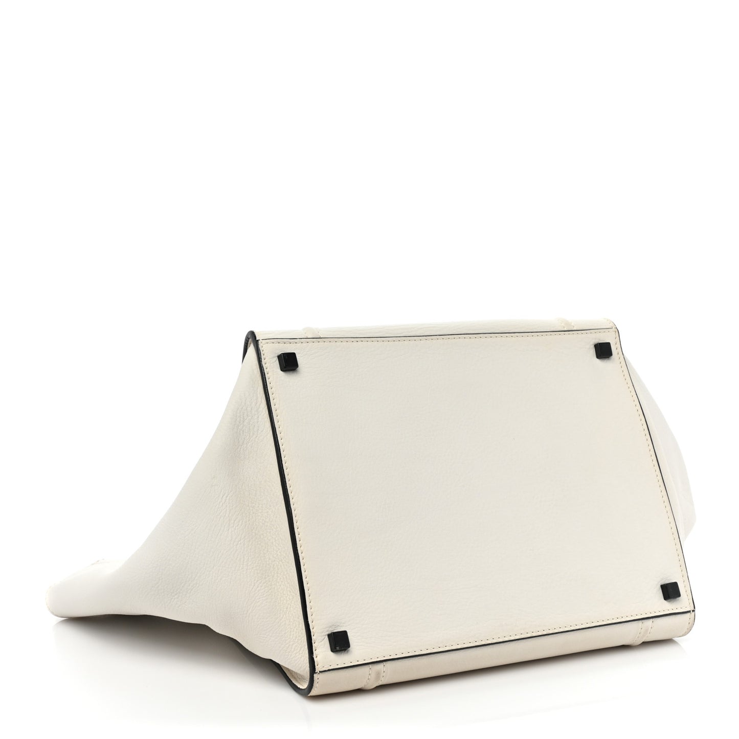 Calfskin Medium Phantom Luggage White