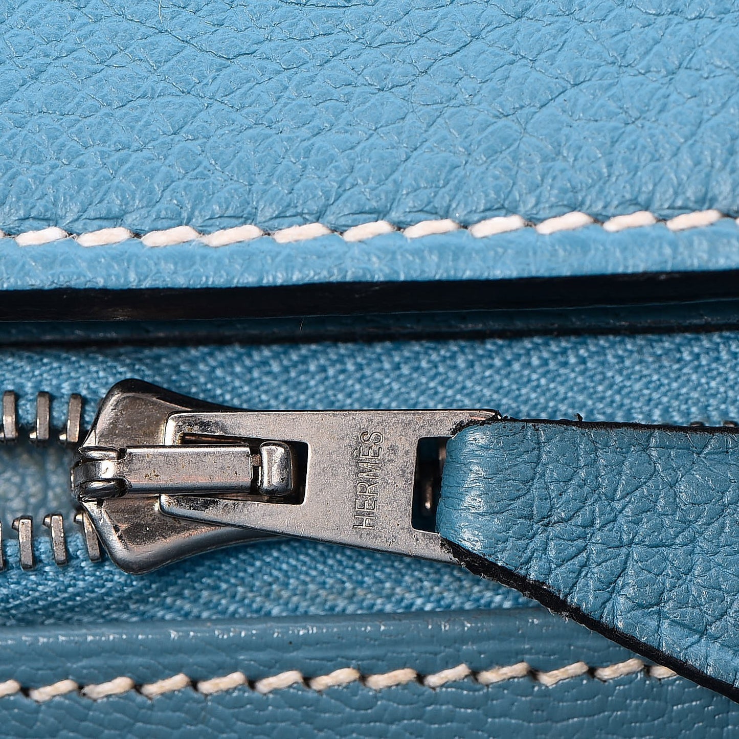 Taurillon Clemence Birkin 35 Blue Jean