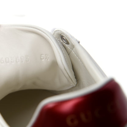 Gucci Calfskin Web Mens Gucci Band Ace Sneakers 5.5 White 10 of 11