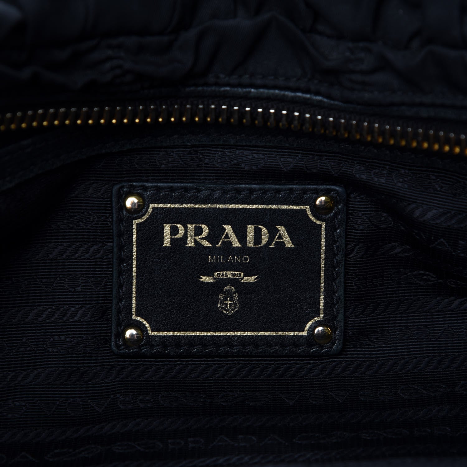 Prada Tessuto Nylon Gaufre Shopping Satchel Black 16 of 18