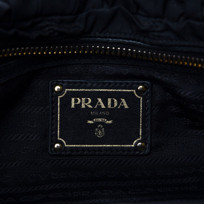 Prada Tessuto Nylon Gaufre Shopping Satchel Black 16 of 18