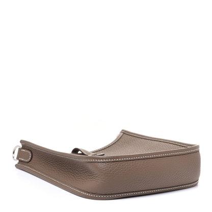 Hermes Taurillon Clemence Amazone Evelyne TPM Etoupe Bleu Indigo 4 of 9