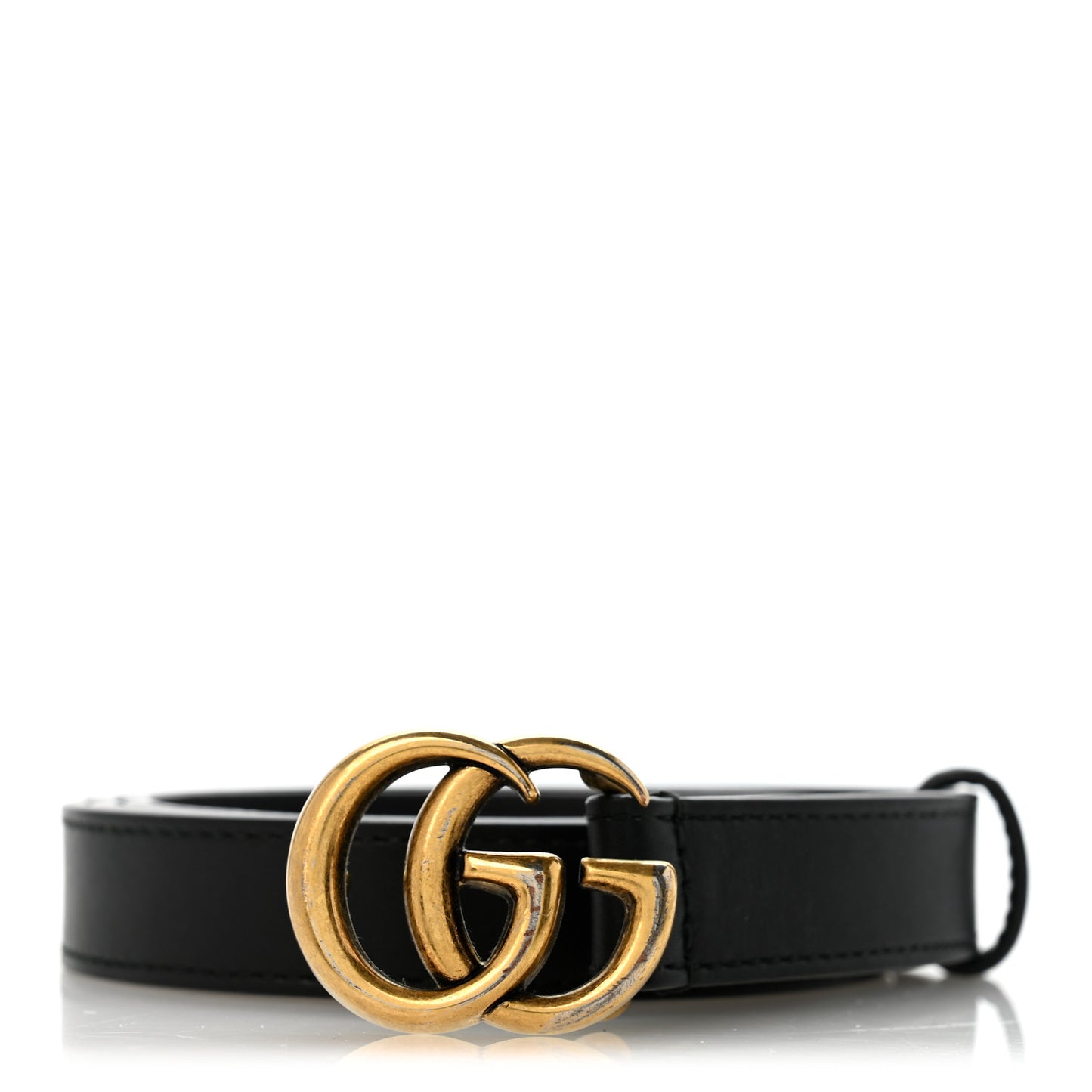 Calfskin Double G 20mm Belt 85 34 Black