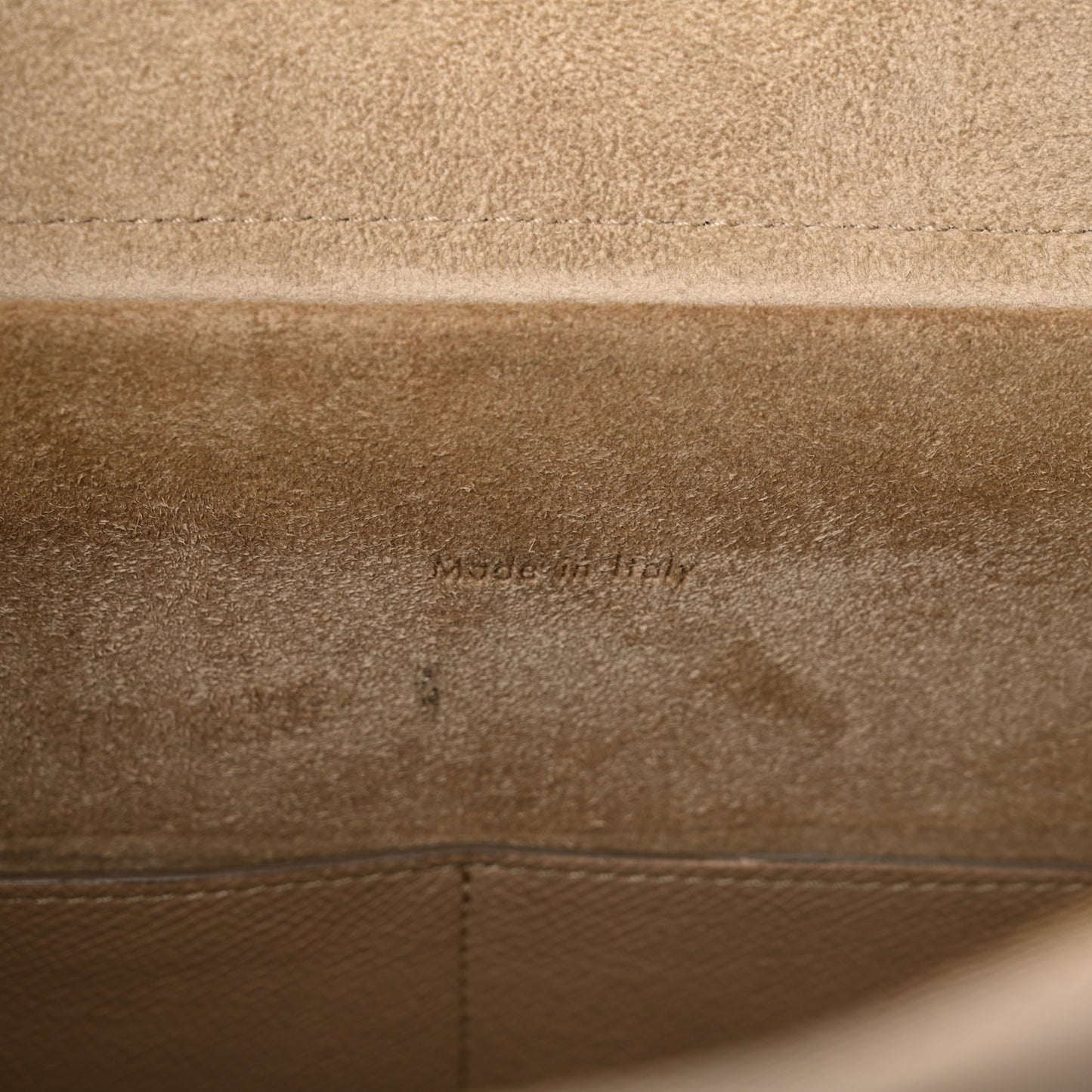 Grained Calfskin Mini Belt Bag Light Taupe