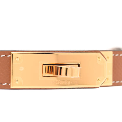 Hermes Epsom Kelly Pocket Belt Gold 8 of 9