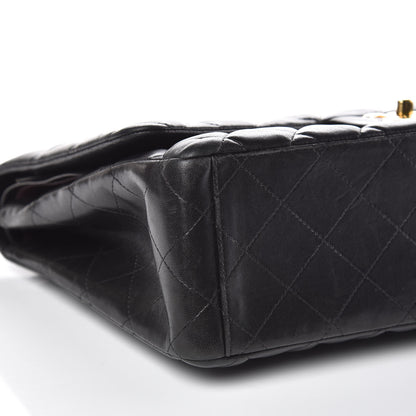 Chanel Lambskin Quilted Maxi Double Flap Black 8 of 17