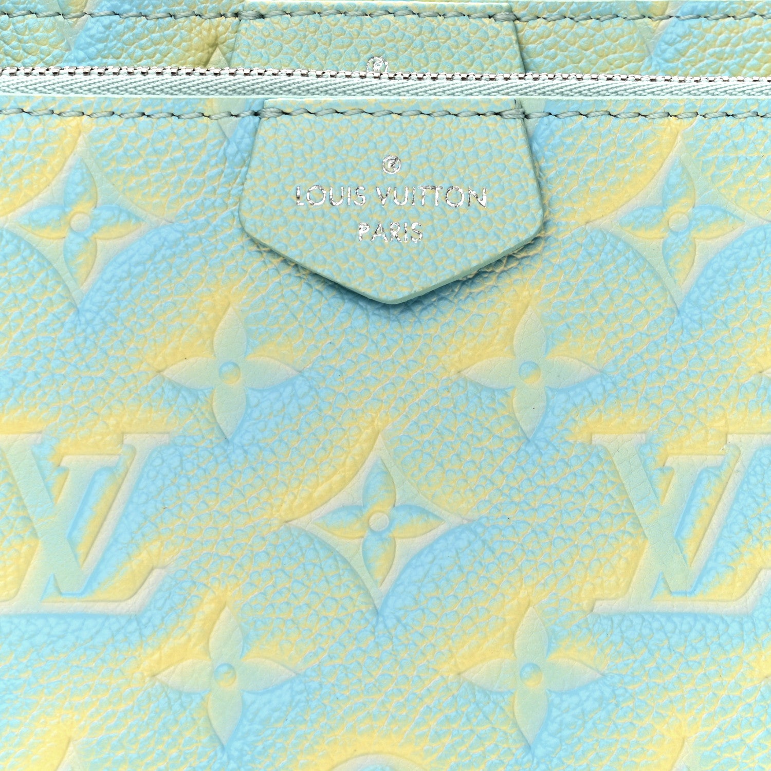 Louis Vuitton Empreinte Monogram Summer Stardust Multi Pochette Accessories Water Green 8 of 10