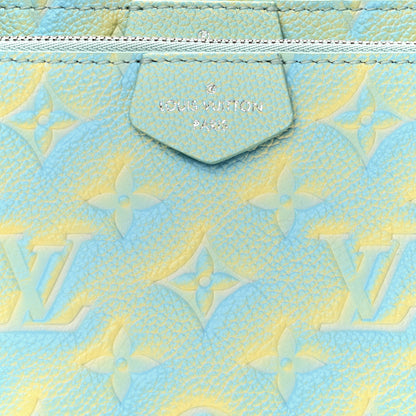Louis Vuitton Empreinte Monogram Summer Stardust Multi Pochette Accessories Water Green 8 of 10