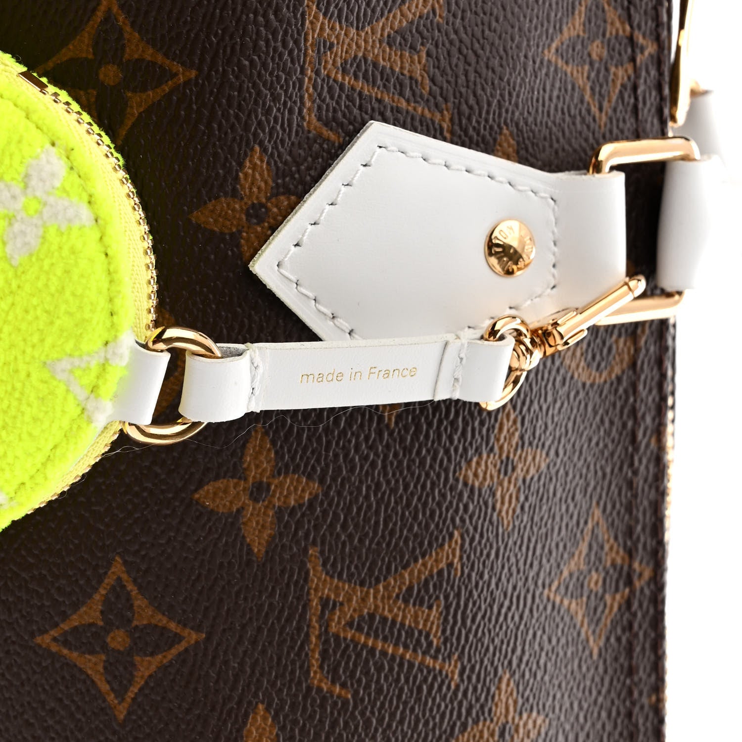 Louis Vuitton Monogram LV Match Speedy Bandouliere 25 White 7 of 10