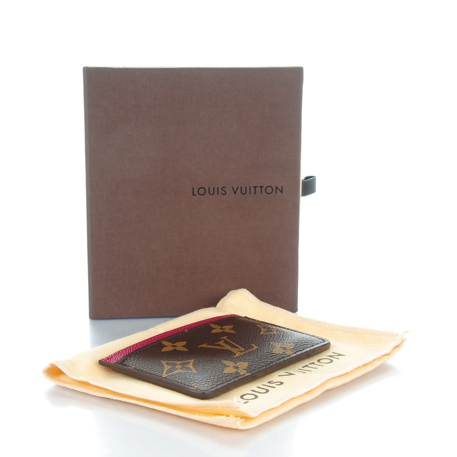 Louis Vuitton Monogram Card Holder Fuschia 4 of 7