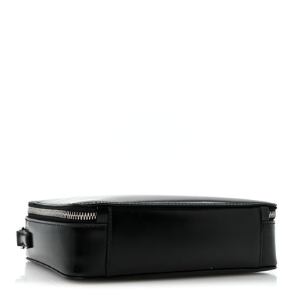Prada Spazzolato Medium Brique Crossbody Bag Black 4 of 14