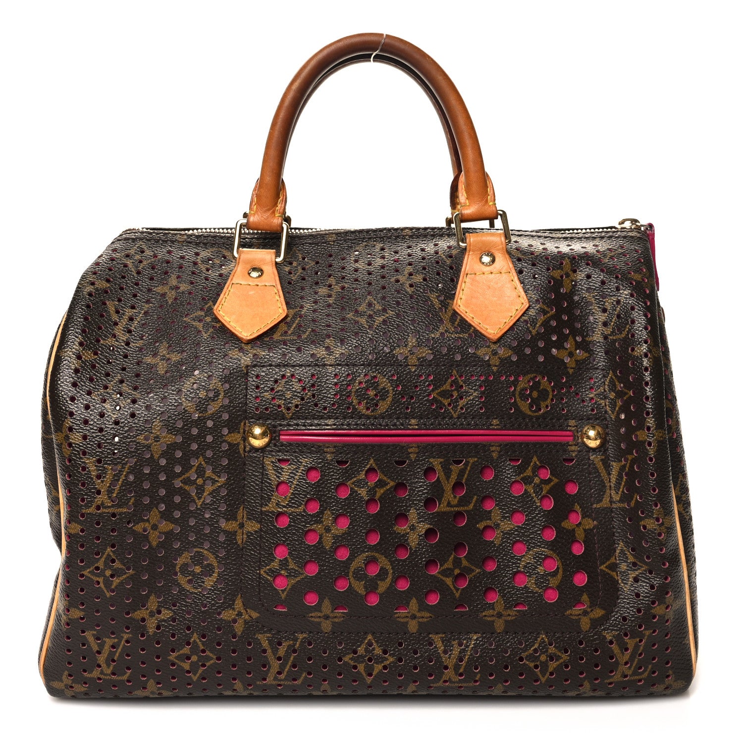Louis Vuitton Monogram Perforated Speedy 30 Fuchsia 1 of 14