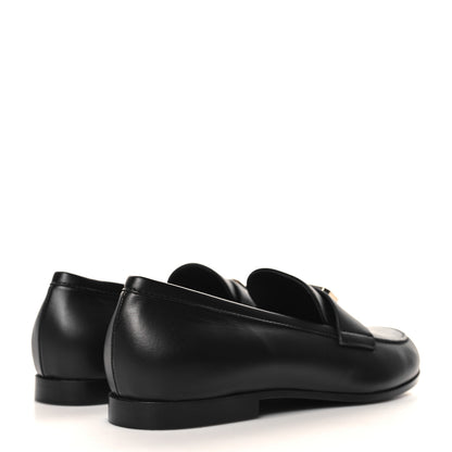 Chanel Lambskin Enamel CC Moccasin Loafers 40.5 Black 5 of 10