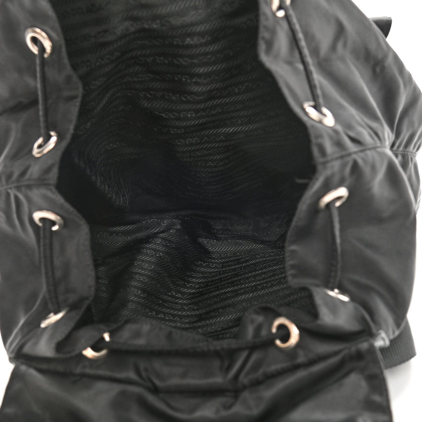 Tessuto Nylon Vela Large Backpack Black
