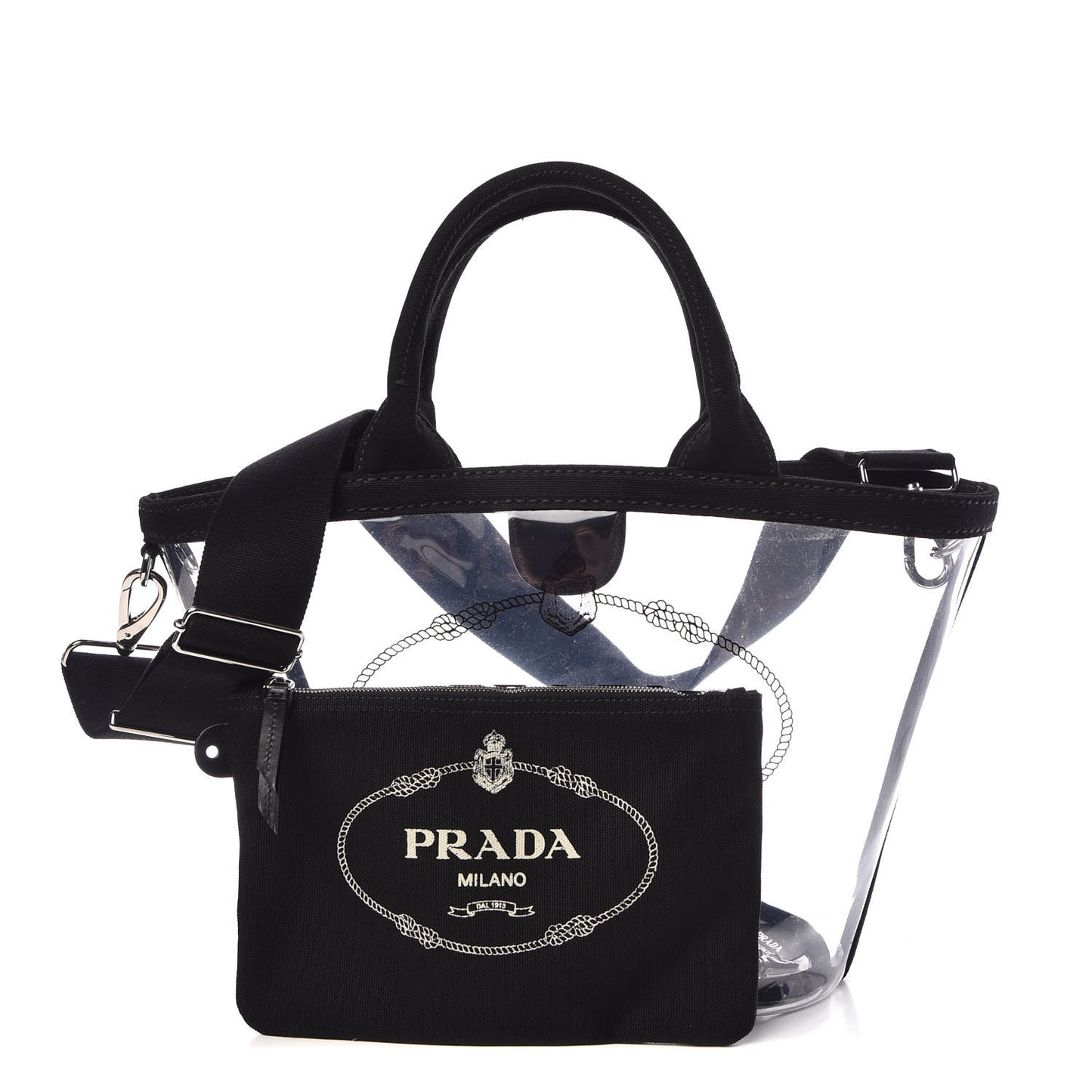 Plexiglass Canapa Small Shopper Tote Black