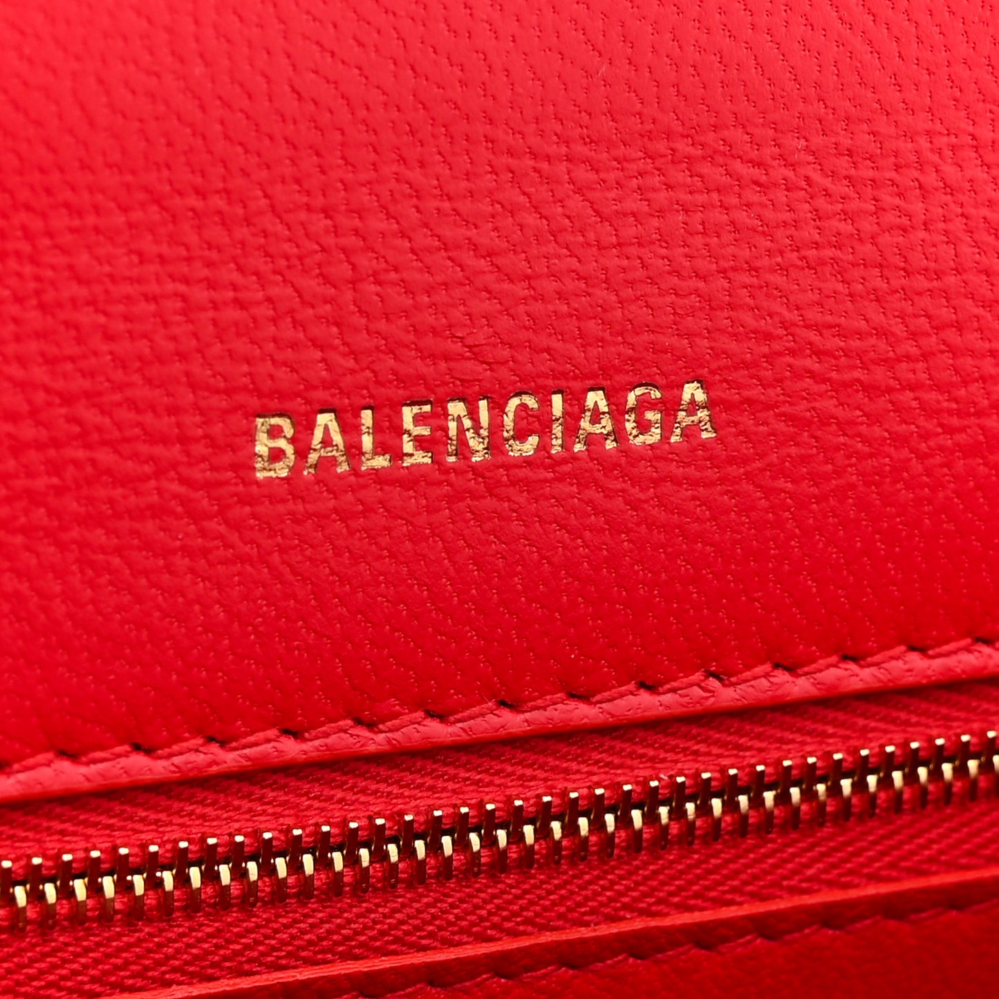 Shiny Box Calfskin Small Hourglass Top Handle Bag Bright Red