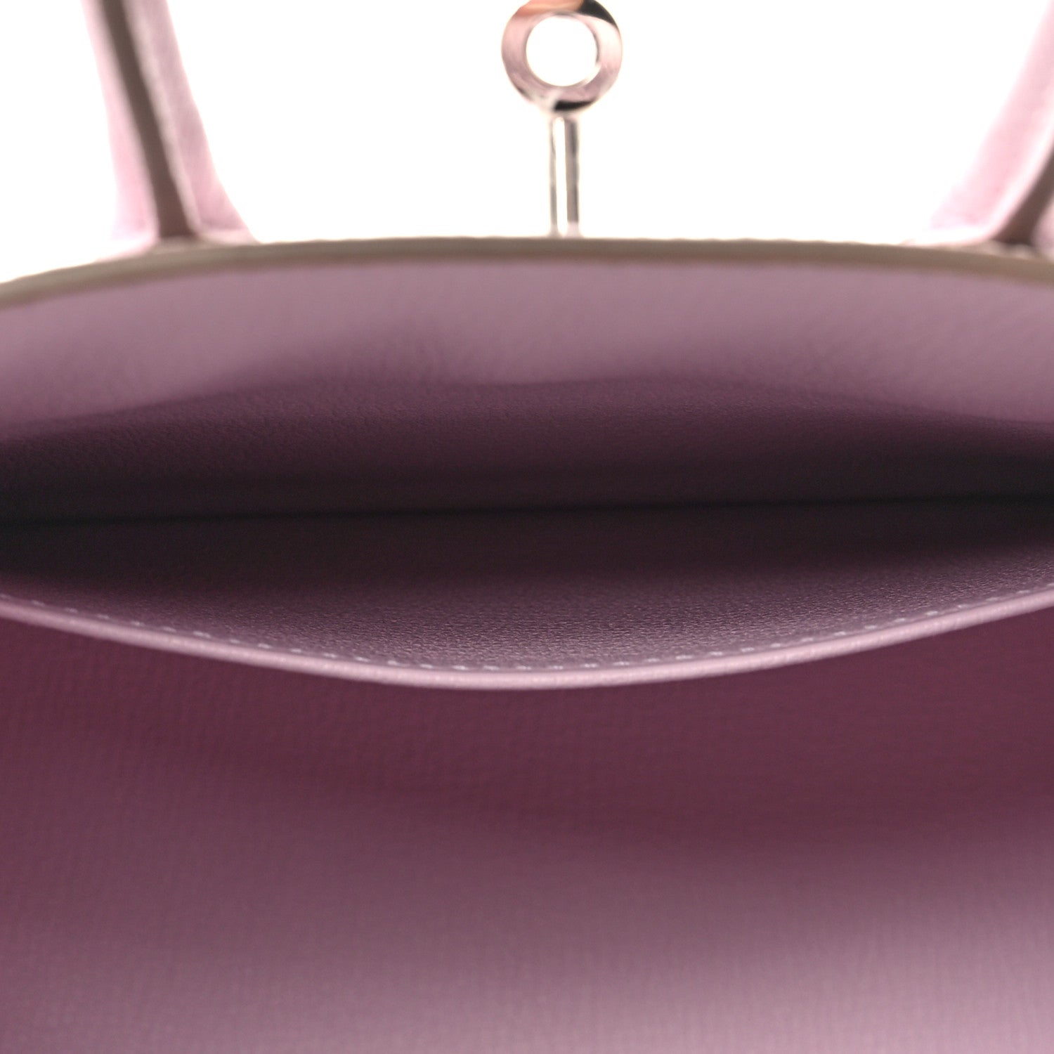 Hermes Epsom Birkin Sellier 25 Mauve Pale 12 of 15