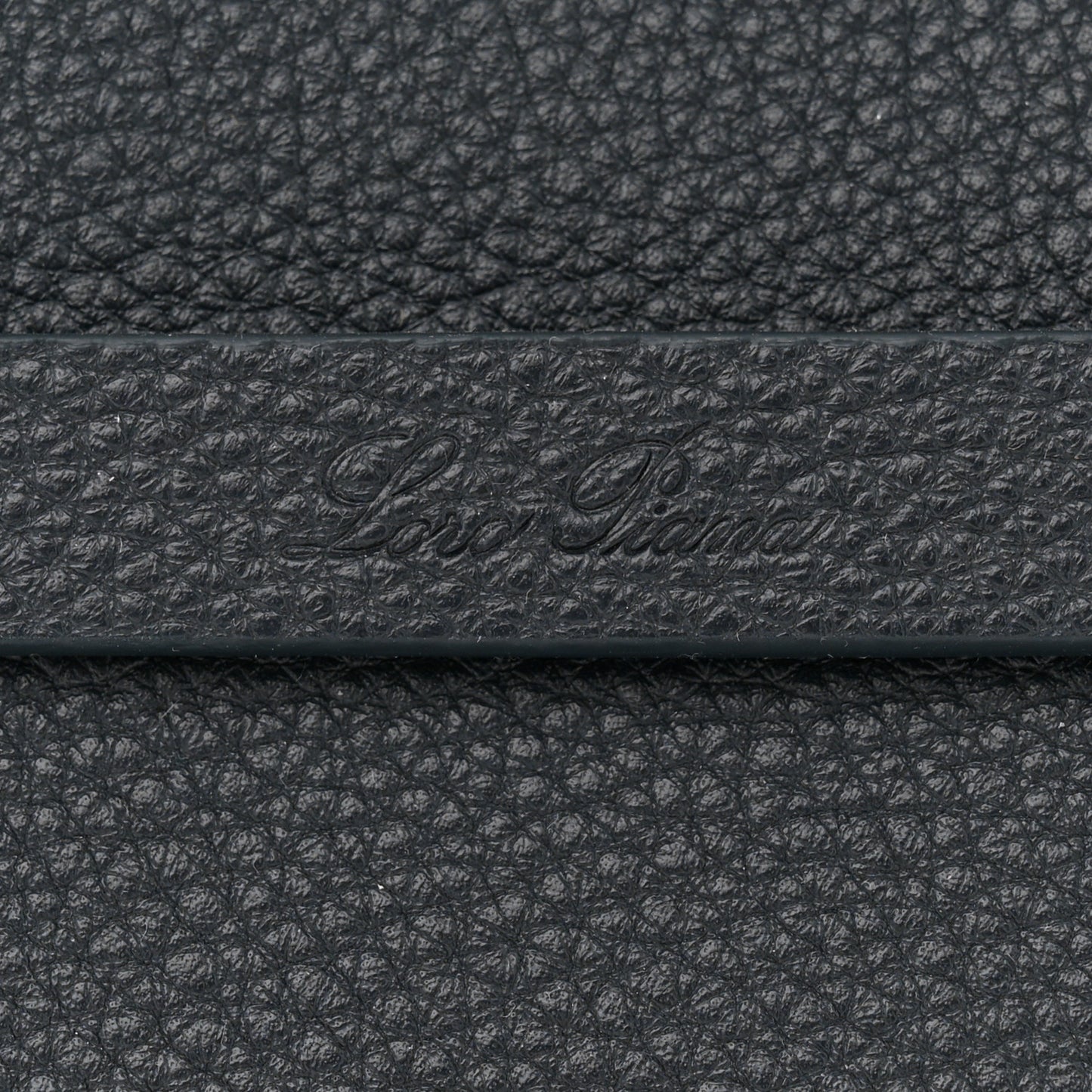 Grained Calfskin Small Ghiera Shopper Tote Blue Navy