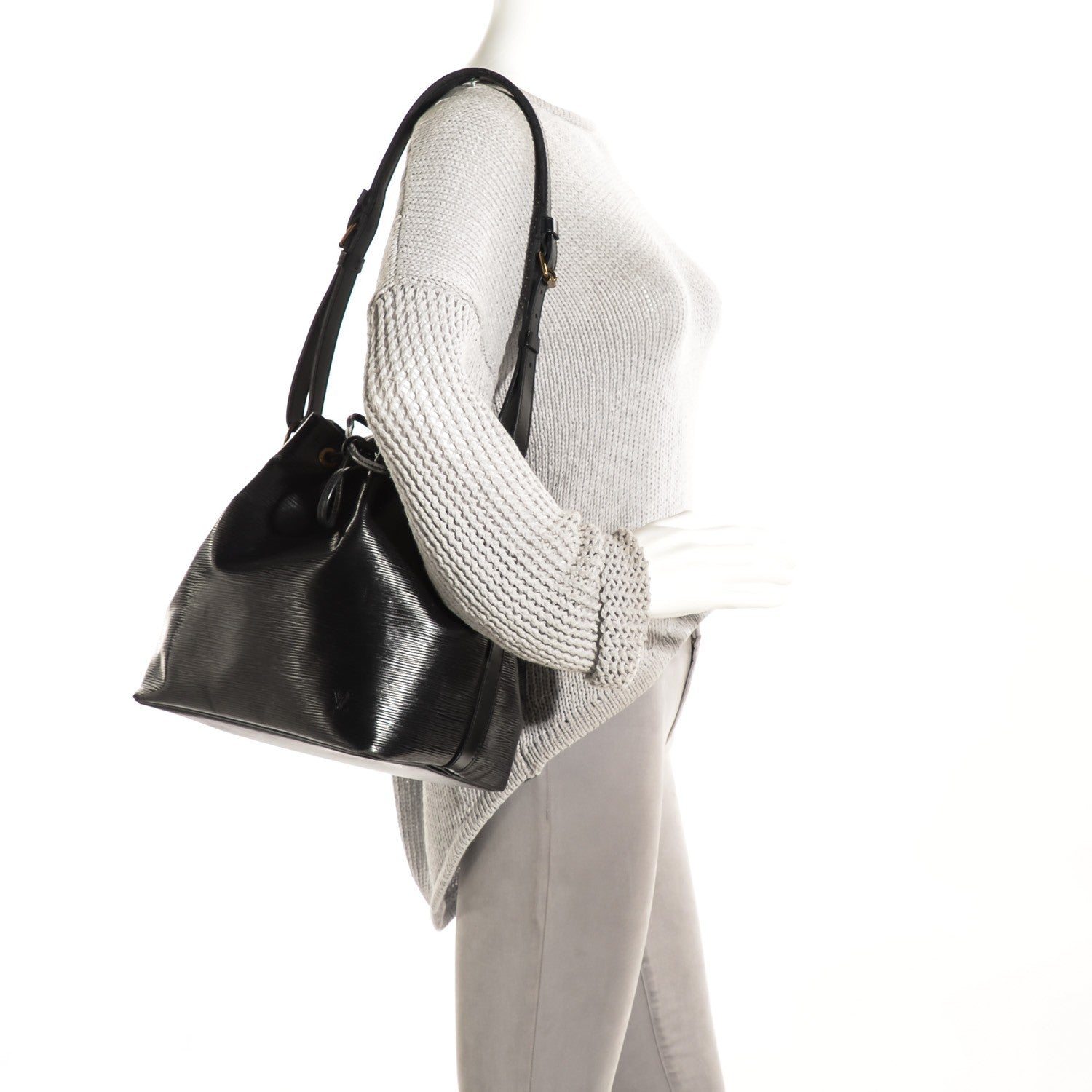 Louis Vuitton Epi Petit Noe Black 2 of 7