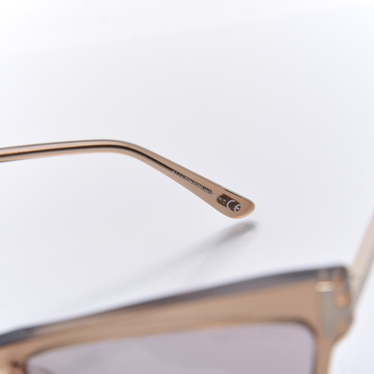 Tom Ford Tallulah TF767 Sunglasses Shiny Beige 6 of 8
