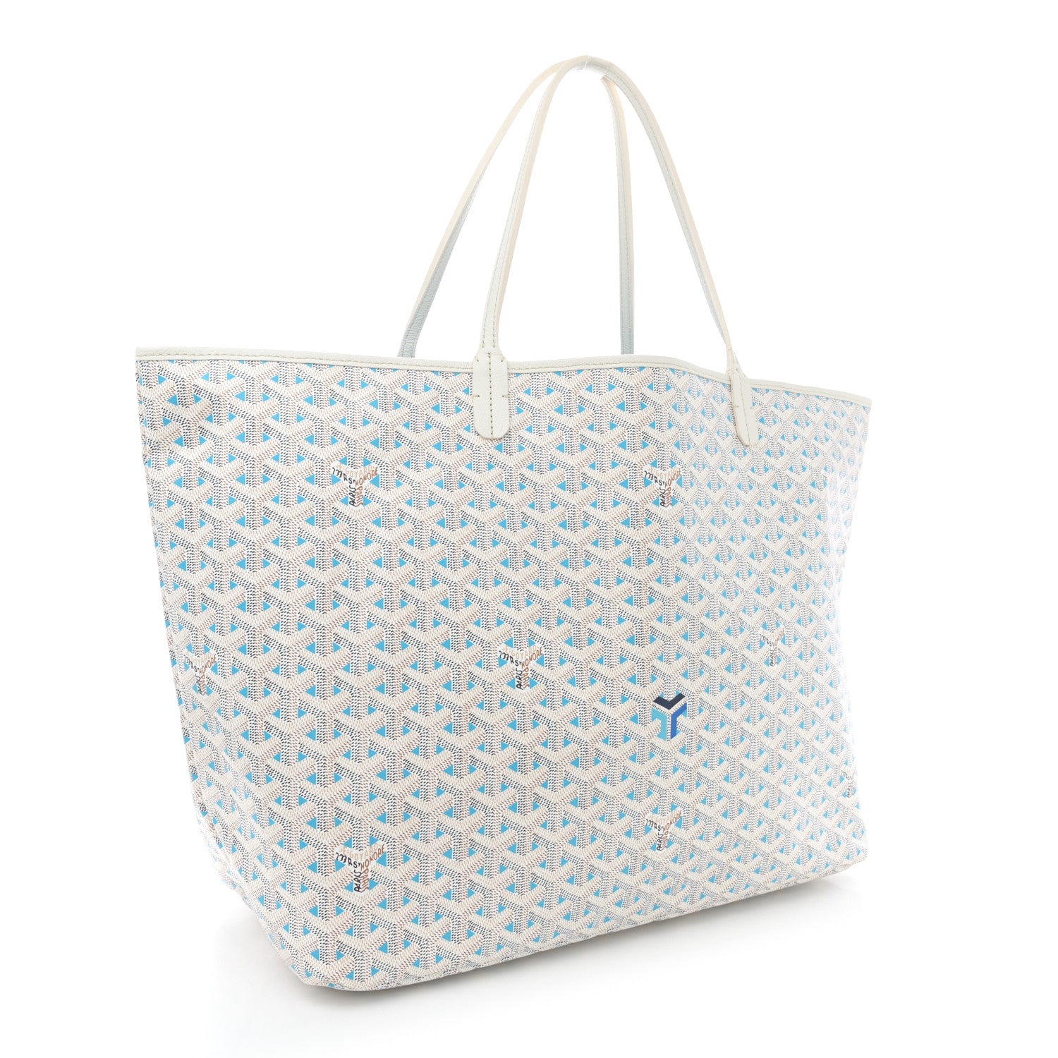 Goyard Goyardine Saint Louis Claire Voie GM White Opaline 4 of 13
